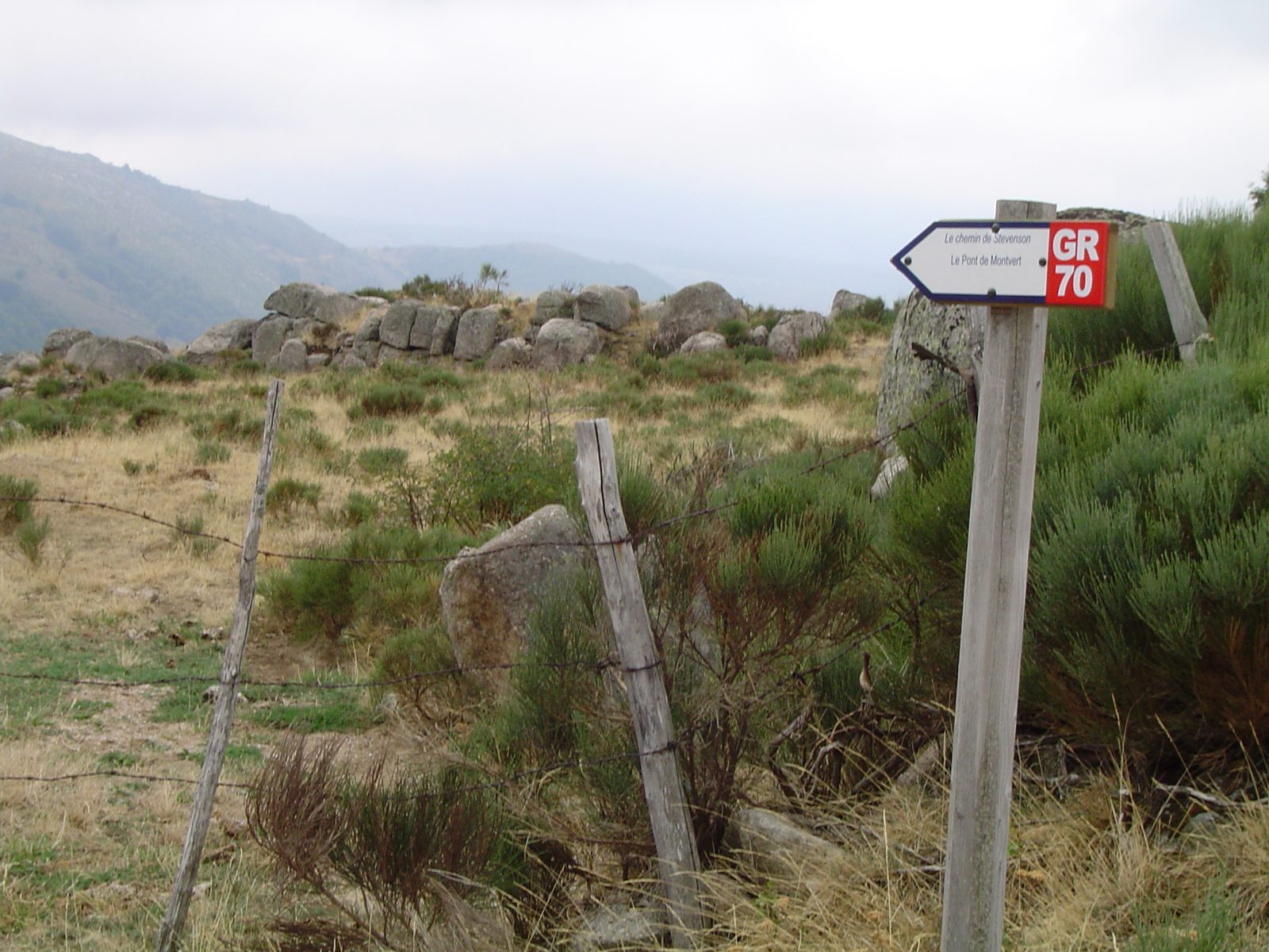 Chemin de Stevenson GR70 près de La Bastide-Puylaurent